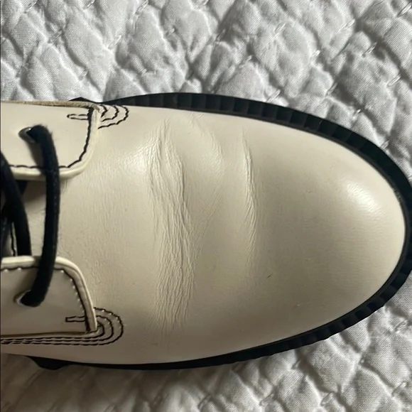 Coach Cream Combat Moto Boots - Picture 3 of 12